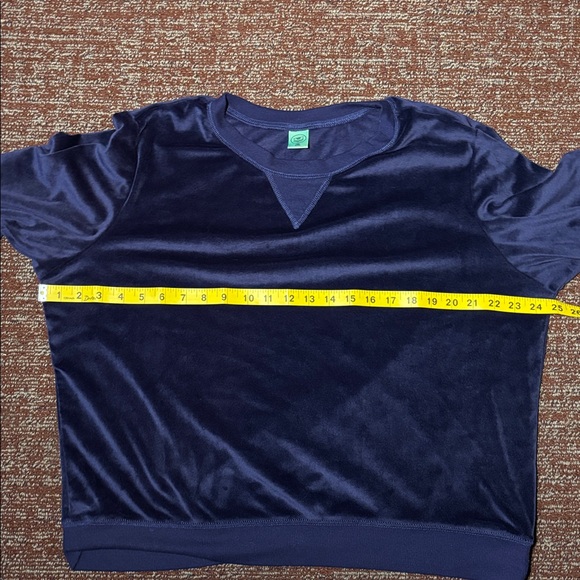 Honeydew velour crewneck royal purple super soft long sleeve crew neck XXL - Picture 7 of 11